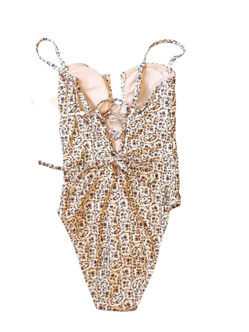 Paige Gianna U-Ring One-Piece Swimsuit, XS NWT - Picture 3 of 5